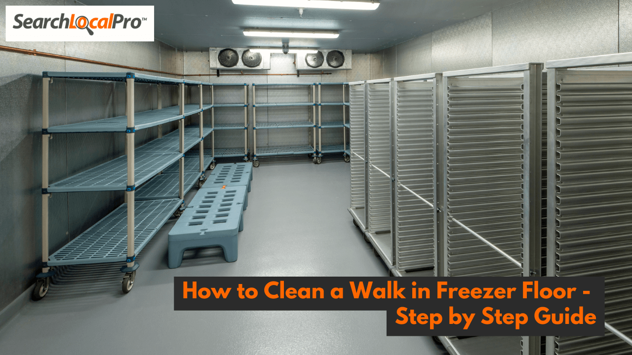 how to clean a walk in freezer floor